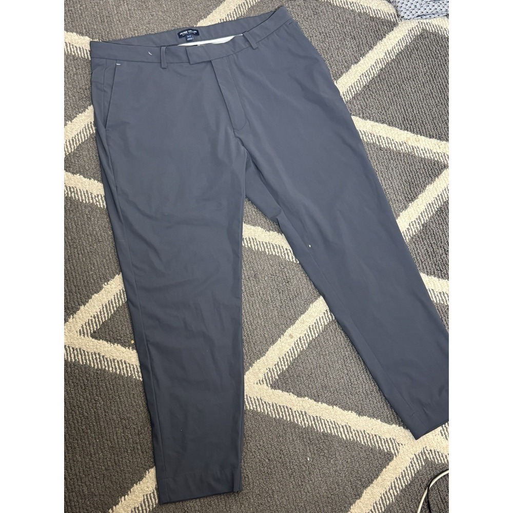Peter Millar Crown Sport 5 Pocket EB66 Performance Pants Gray 36x32 Golf